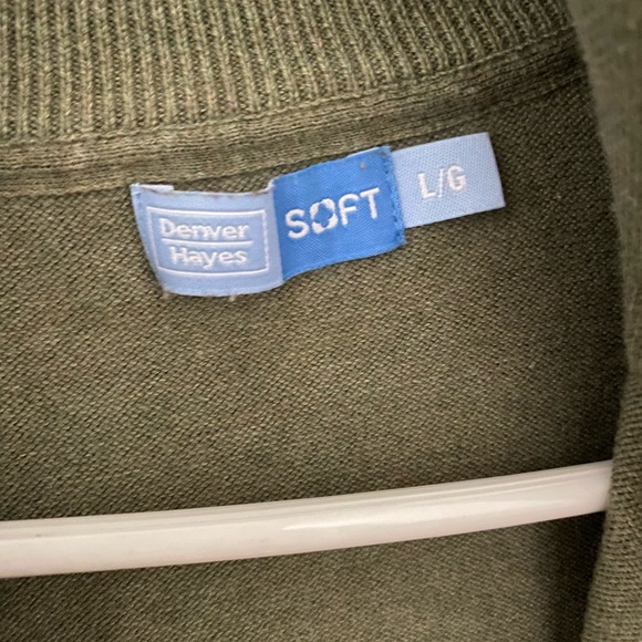 Knitted Green Zip-Up - Picture 3 of 3